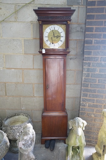 A George III mahogany 8 day longcase clock, marked John Masters, height 196cm